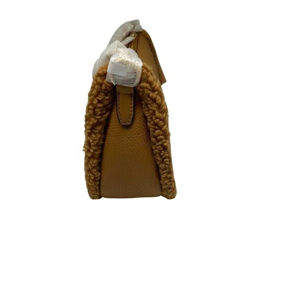 MICHAEL KORS CARMELA Deer Multi Medium Leather Chain Crossbody Shearling 
NWT - Picture 4 of 6